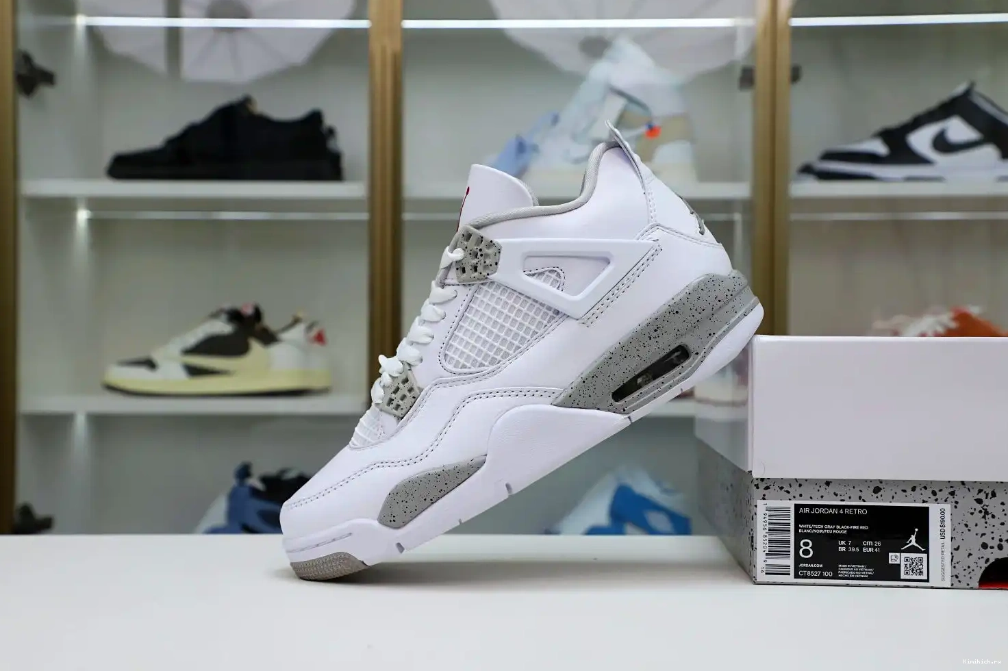 RETRO 4 OREO' 'WHITE AIR JORDAN Kimikick 0505